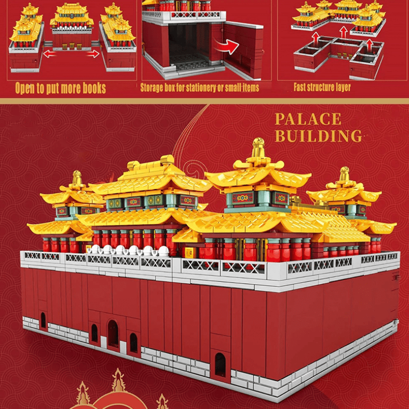 Sembo 201104 - Red Dragon Palace - vue 6 | Power Blockz