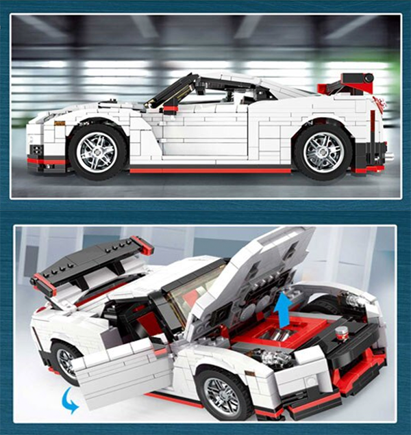 R35 GTR Godzilla White - vue 2