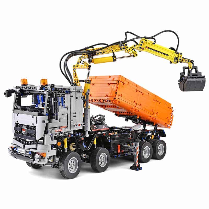 Mould King 19007 - RC Clamshell Excavator Truck | Power Blockz