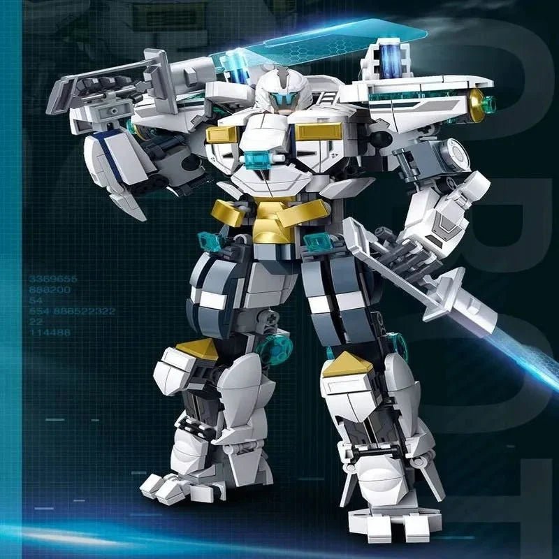 Super Transforming Mecha Robot Warrior Bricks Toy | 561pcs - Super Transforming Mecha Robot Warrior Bricks Toy - vue 9 | Power Blockz
