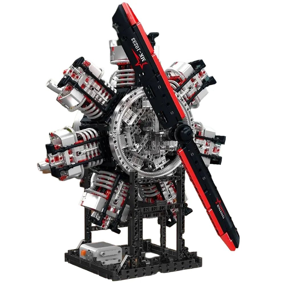Mould King 10 - Radial Aircraft Engine | Power Blockz
