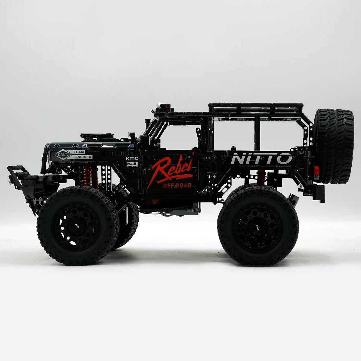 Hybrid Off-Road SUV – Trail Edition | 2545pcs - Black - Hybrid Off-Road SUV – Trail Edition - vue 8 | Power Blockz