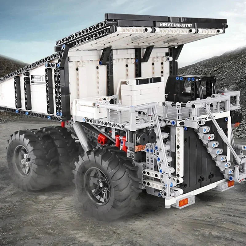 Mould King 13170 - RC Mining Dump Truck - vue 4 | Power Blockz