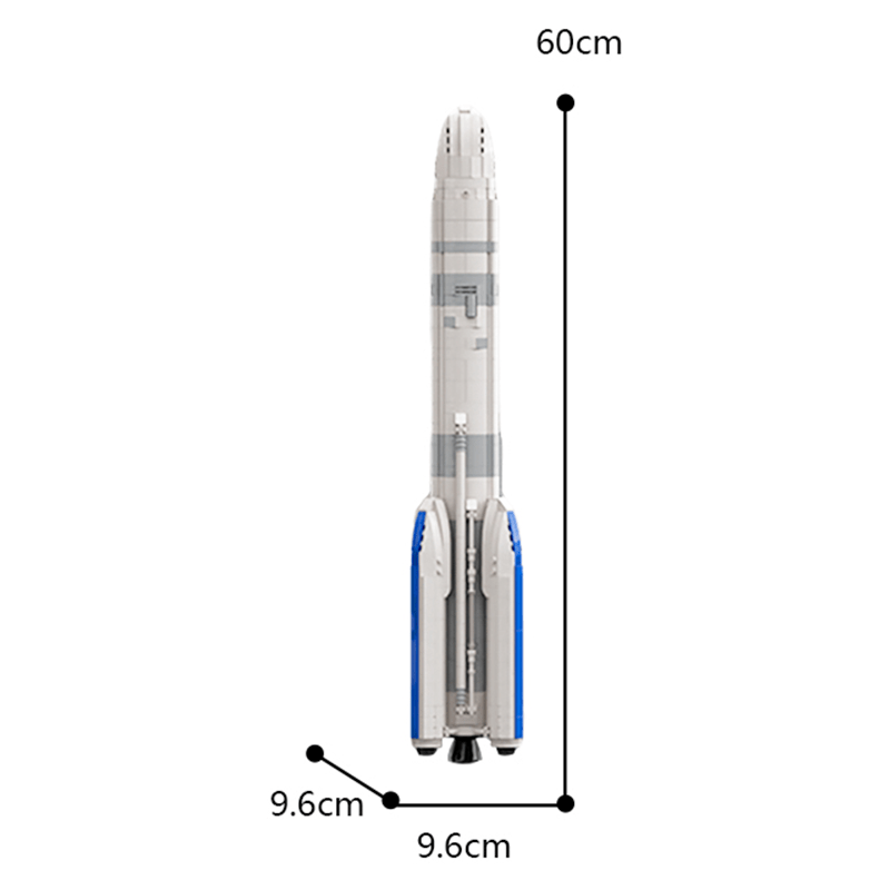 Gobricks MOC-29196 - Arianespace Ariane 6 - vue 4 | Power Blockz