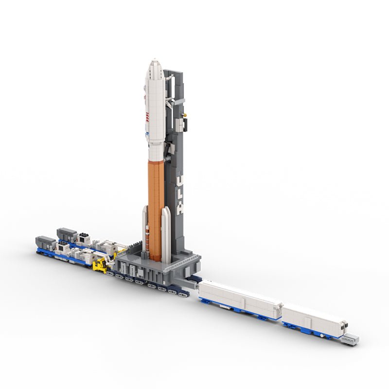 Gobricks MOC-121937 - Atlas V Launchpad - vue 2 | Power Blockz