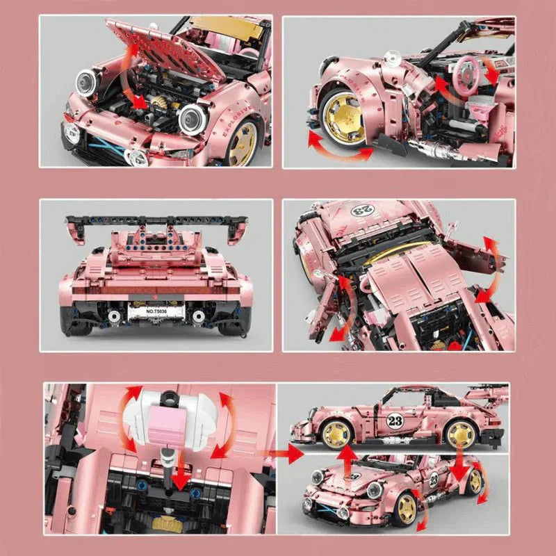 TGL T5036 - Static Version - Widebody 911 Air-Cooled Pink - vue 7 | Power Blockz