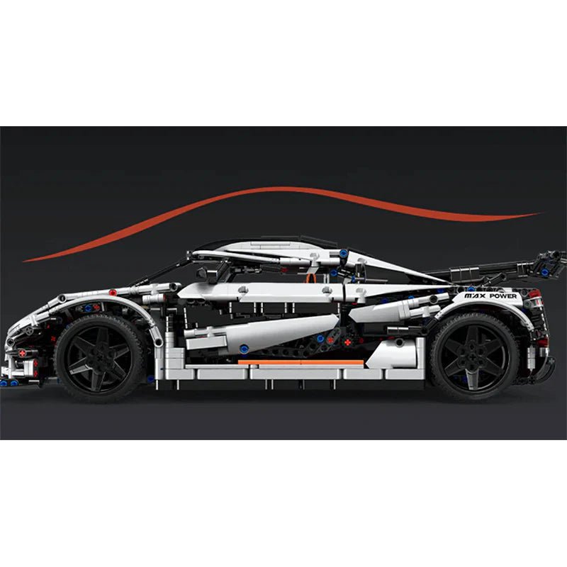 Mould King 13120 - Swedish Hypercar - vue 6 | Power Blockz