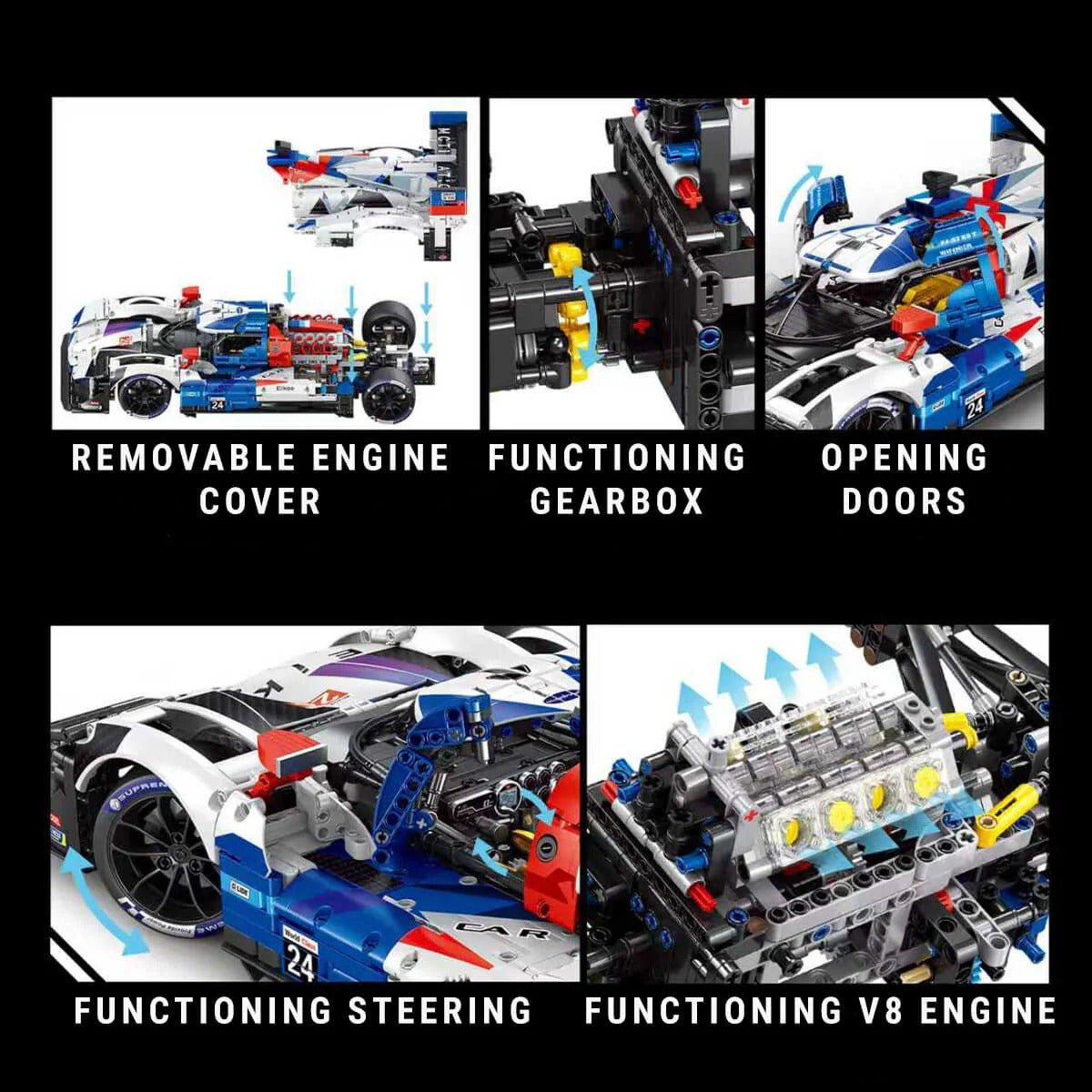 Eikee Y18082 - Static Version - M Hybrid V8 Endurance - vue 5 | Power Blockz
