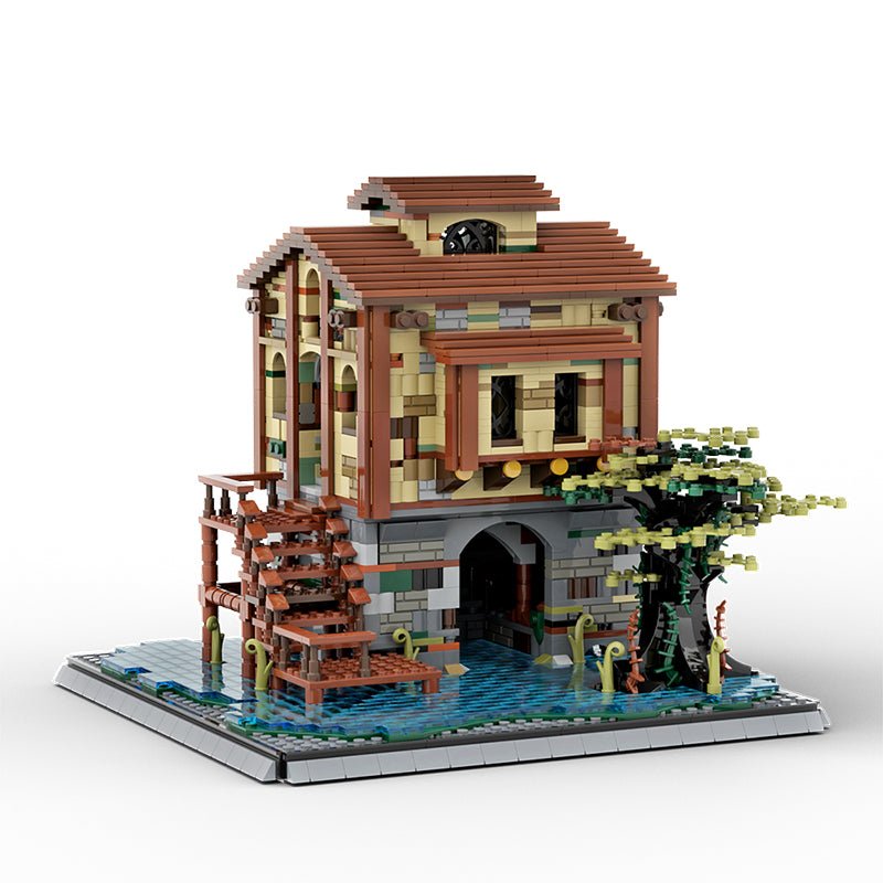 Gobricks MOC-29779 - Swamp Hideout - vue 2 | Power Blockz
