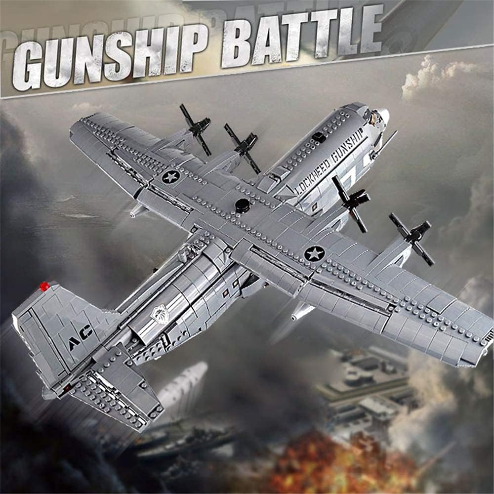 Xingbao XB-06023 - AC-130 Hercules Gunship Aircraft - vue 10 | Power Blockz