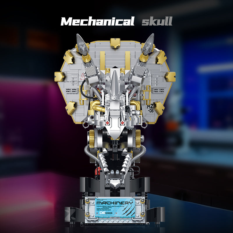 Xinzhuan XZ0006 - Cyber Triceratops Head - vue 5 | Power Blockz