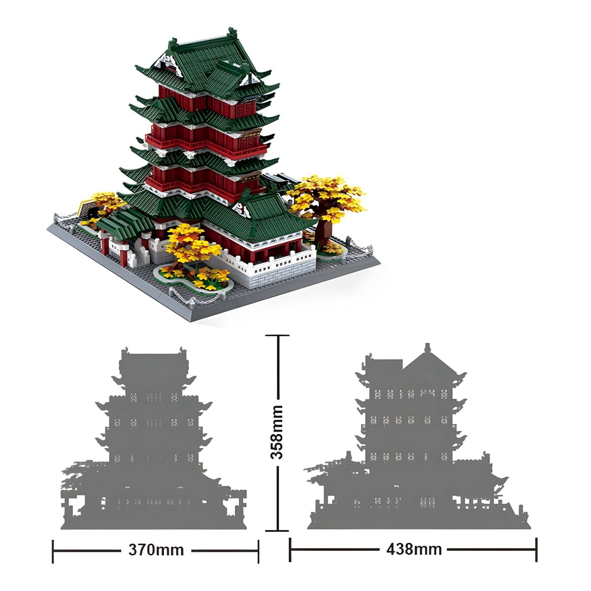 Wange 7212 - Pavilion of Prince Teng - vue 4 | Power Blockz