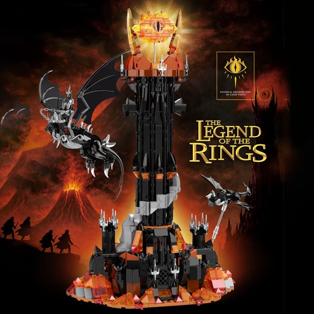Pinleen PL6001 - The Dark Tower The Lord of the Rings - vue 2 | Power Blockz