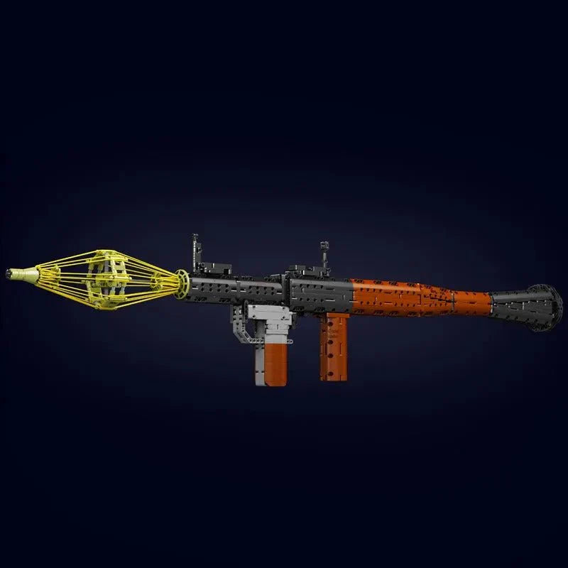 Mould King 14017 - RPG Rocket Grenade launcher - vue 6 | Power Blockz