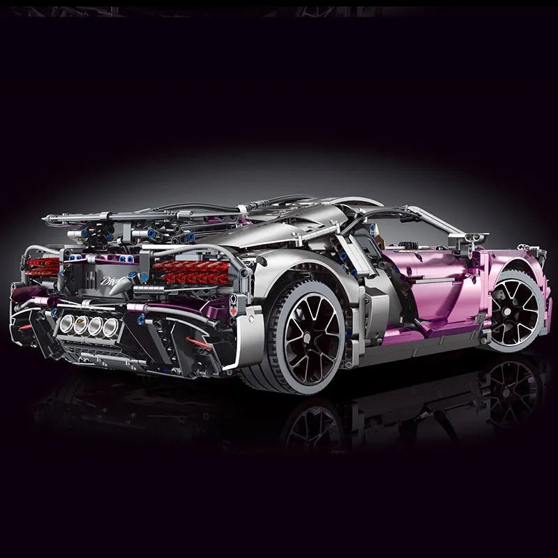 TGL T5004A - Blue - Track-Focused W16 Hyper GT - vue 3 | Power Blockz