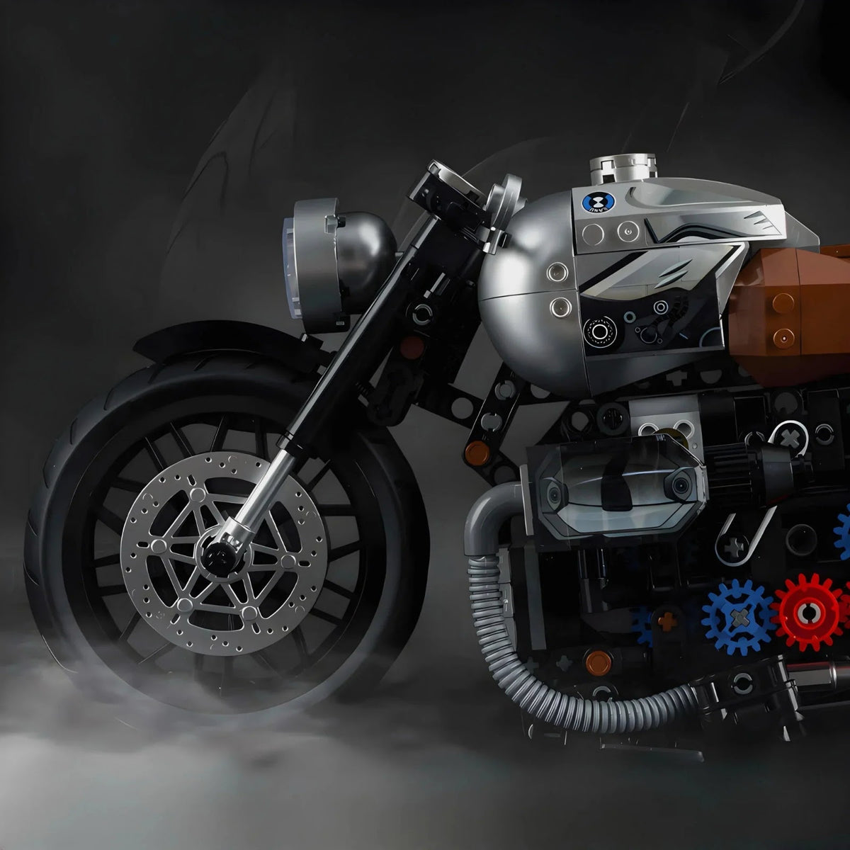 KBOX K10515 - Retro Classic Motorcycle - vue 2 | Power Blockz