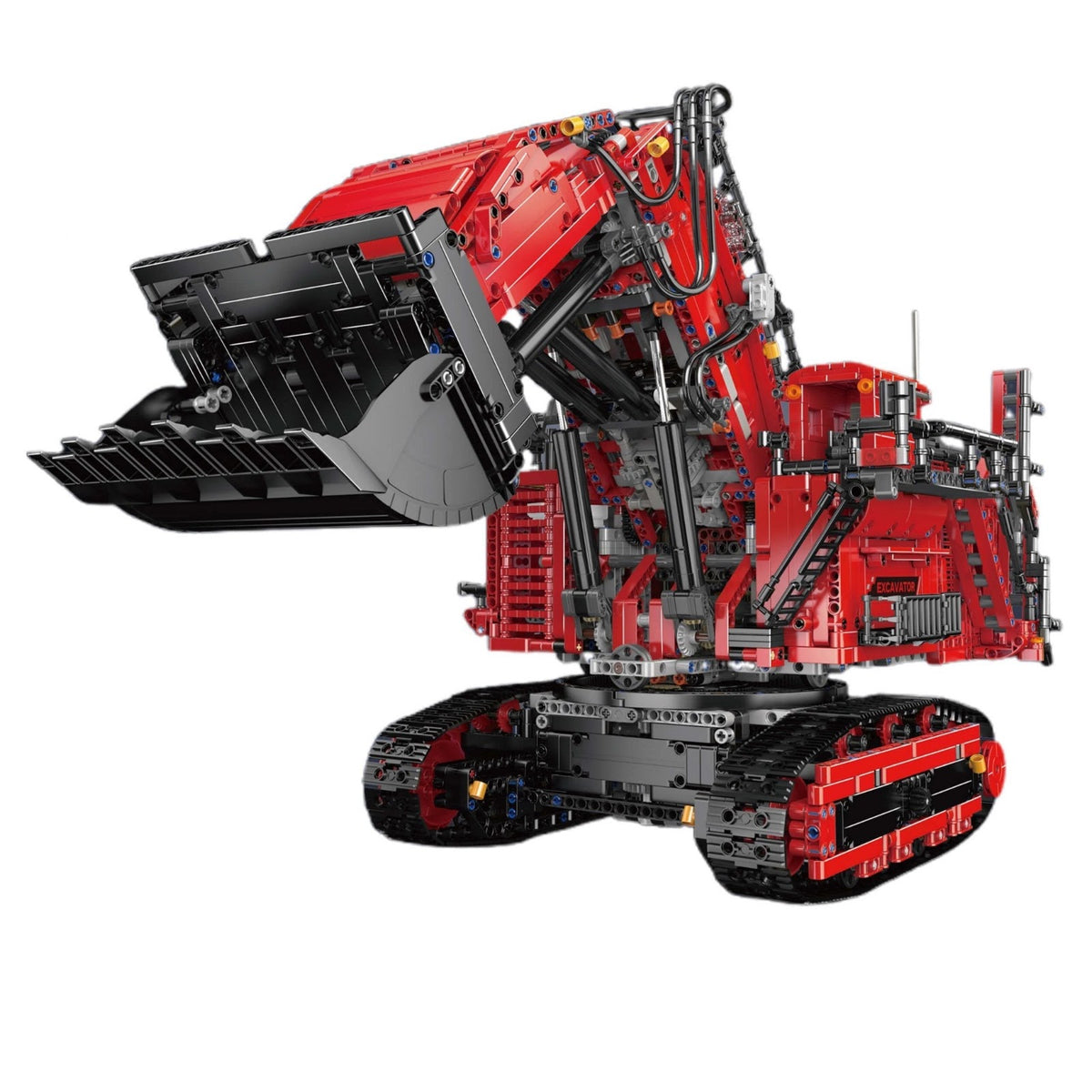 Mould King 17071 - Red - Heavy-Duty RC Excavator | Power Blockz