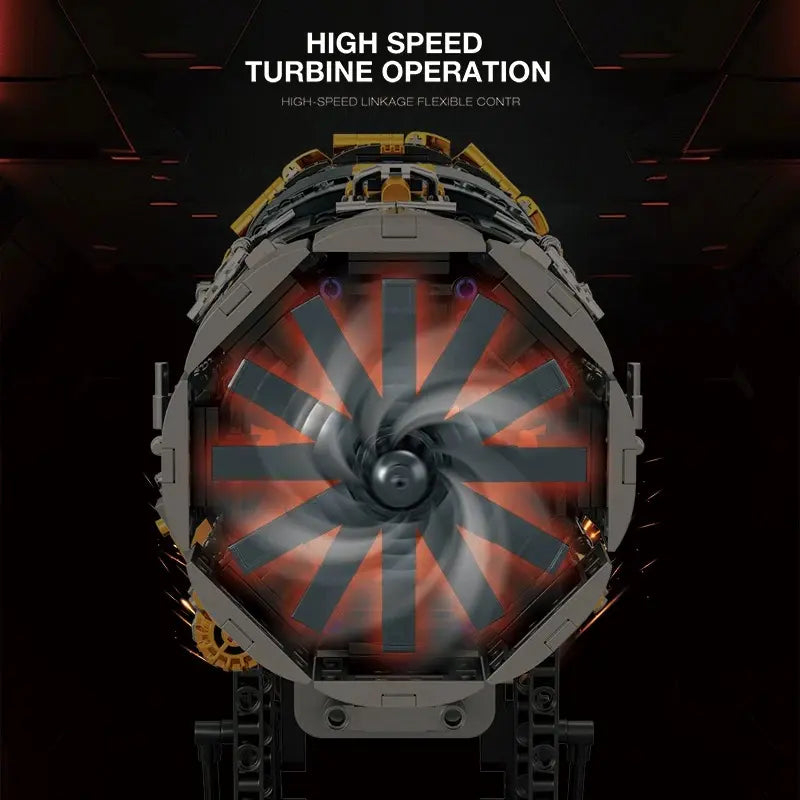 Reobrix 33014 - Motorised F35 Turbine Engine - vue 7 | Power Blockz