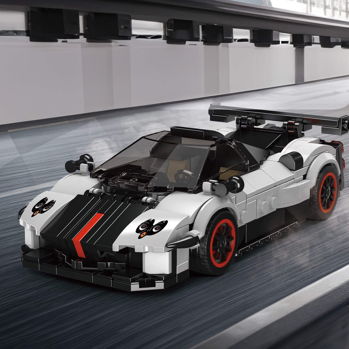 Mould King 27093 - Exclusive Italian V12 Hypercar - vue 2 | Power Blockz