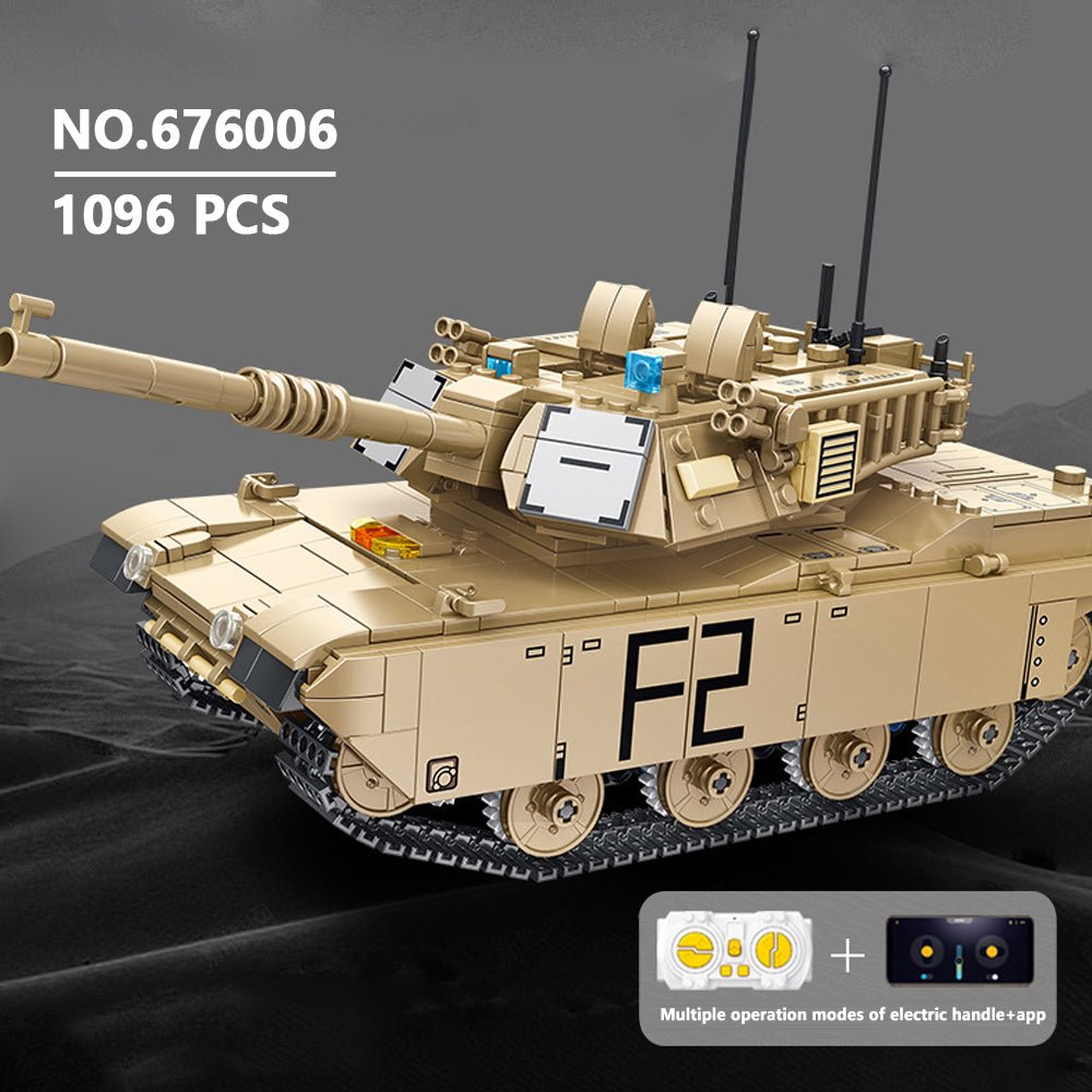 Panlos 676006 - M1A2 Abrams Main Battle Tank - vue 2 | Power Blockz