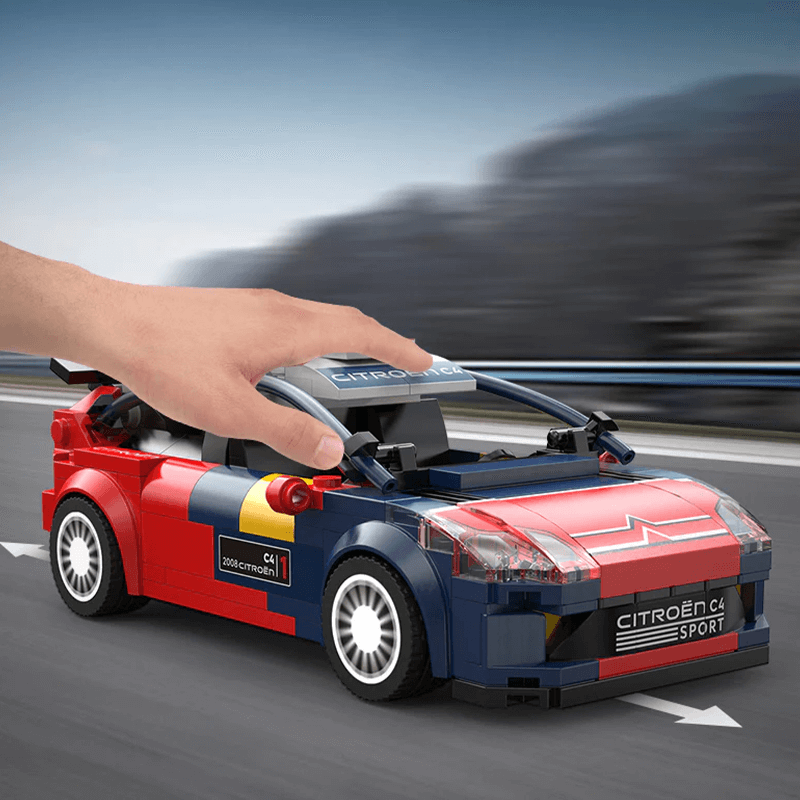C55033W with our box - Citroen C4 WRC - vue 4 | Power Blockz