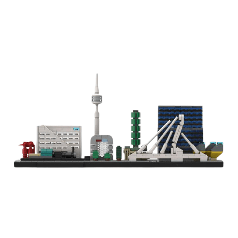 Gobricks MOC-40926 - Rotterdam Skyline | Power Blockz