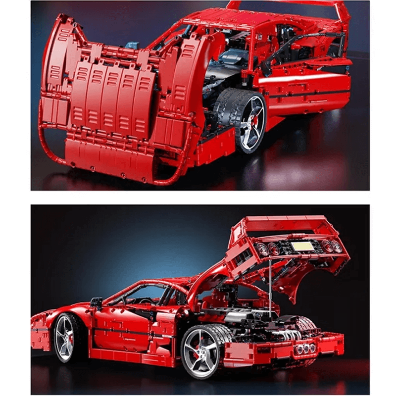 CBOX JD017 - Twin-Turbo F40 Supercar Icon - vue 4 | Power Blockz