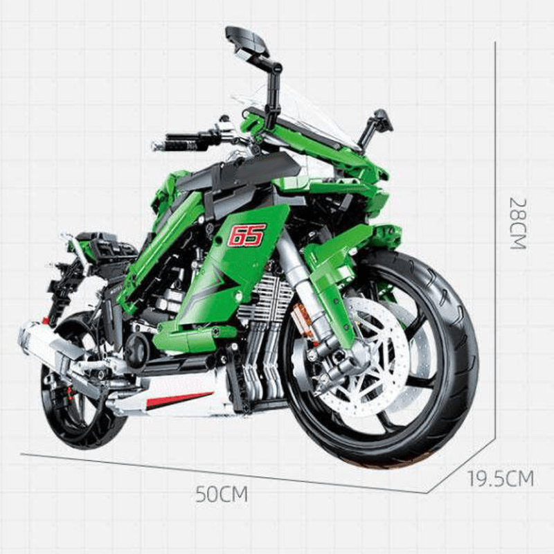 Jiestar58053 - Green Samurai Warrior - vue 8 | Power Blockz