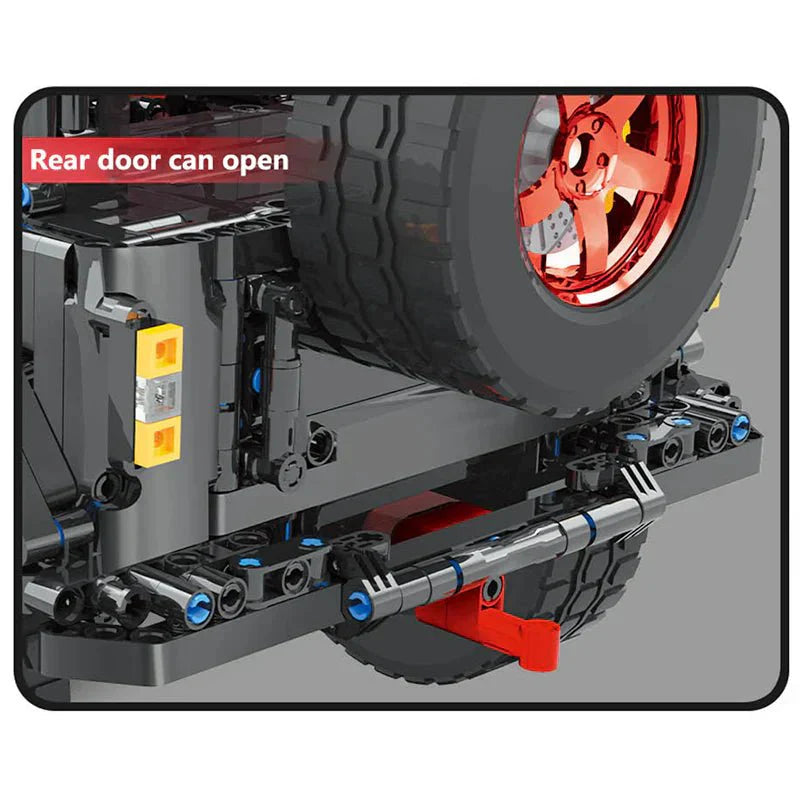 Jaki JK9058 - Static Version - Black Off-Road Trail SUV - vue 9 | Power Blockz