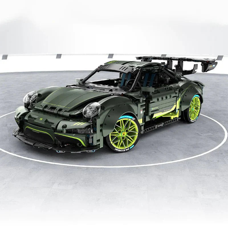 IM-Master 9806 - Static Version - Widebody 911 Retro Sport Coupe Green - vue 9 | Power Blockz