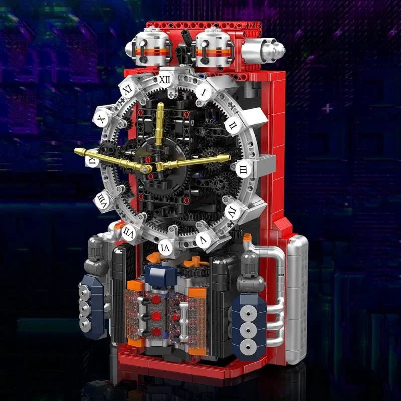Mould King 10187 - Engine Clock Technic - vue 2 | Power Blockz