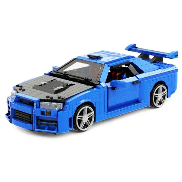 Sembo SY0001 - JDM Twin-Turbo Street Beast R34 - vue 3 | Power Blockz