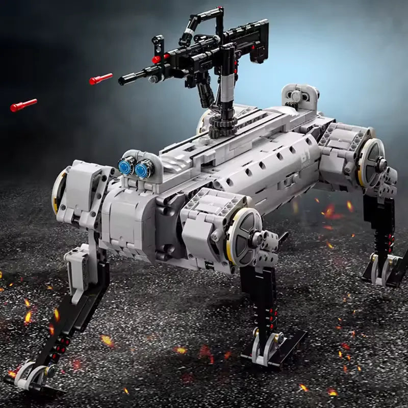 12GO 96009 - Military Robot Dog - vue 4 | Power Blockz