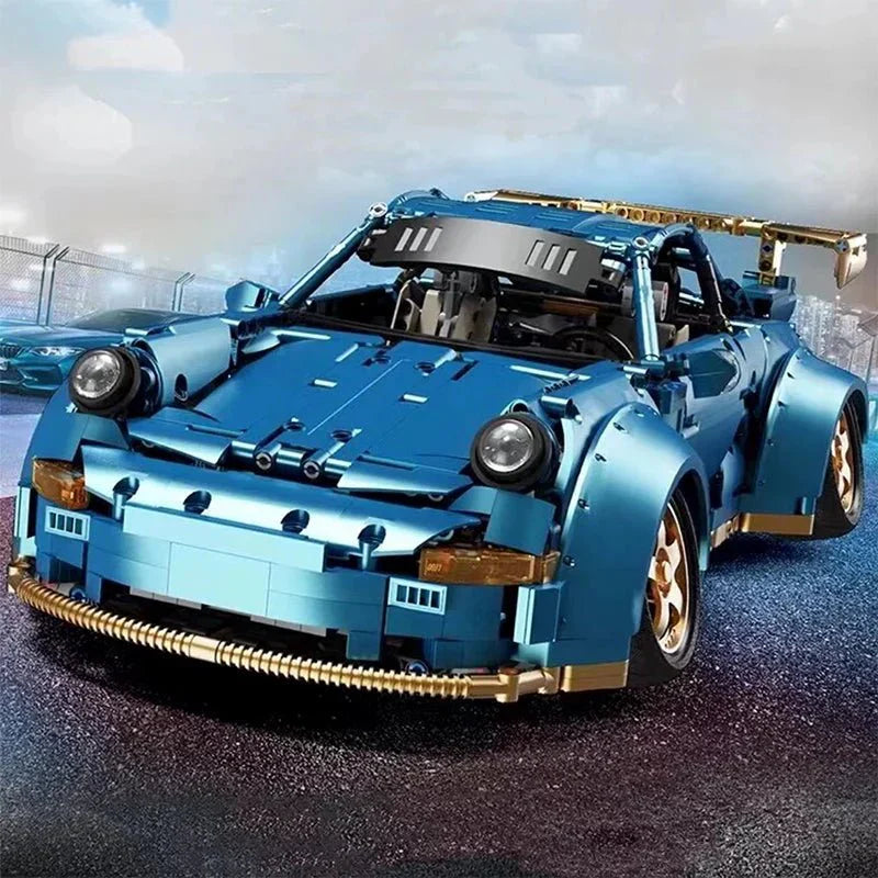 Xinyu YC-23006 - Widebody 911 RWB Blue - vue 3 | Power Blockz
