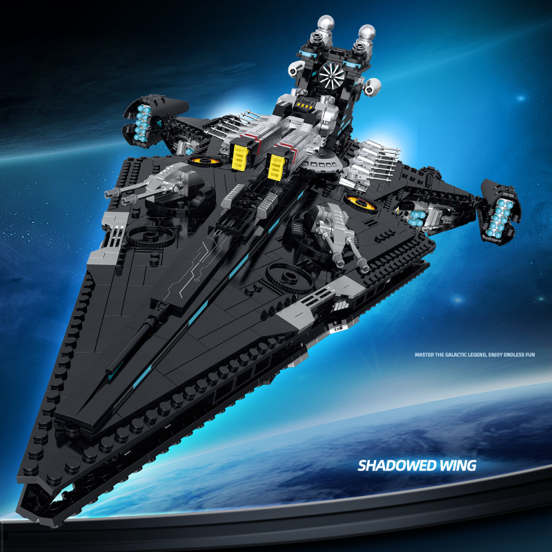 60530 - Dark Meridian Heavy Cruiser Spaceship - View 2 | Power Blockz
