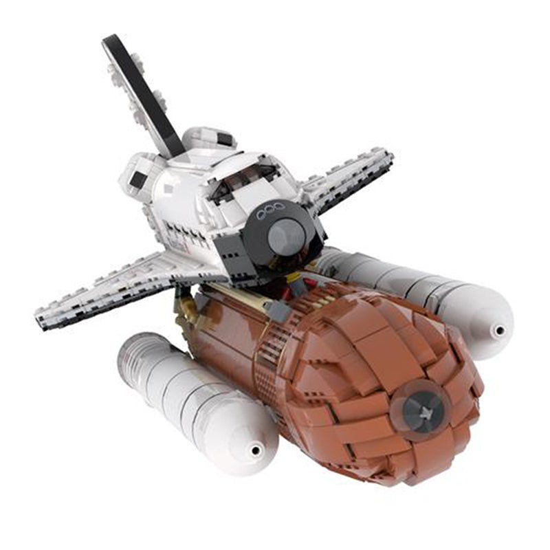 Gobricks MOC-46228 - Space Shuttle - vue 4 | Power Blockz