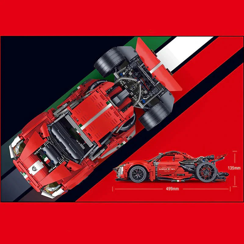 Mid-Engine GT Prototype | 2047pcs - Mid-Engine GT Prototype - vue 5 | Power Blockz