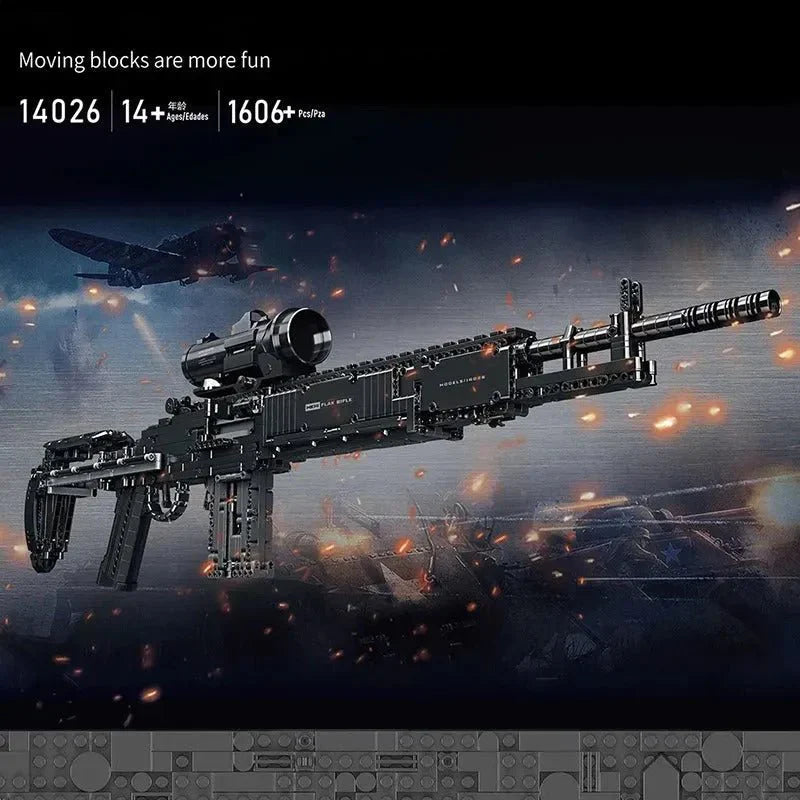 Mould King 14026 - Military MK14 Battle - vue 10 | Power Blockz