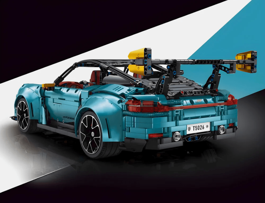 TGL T5026 - Green - Remote Controlled - Twin-Turbo 911 GT2 Track Coupe - vue 3 | Power Blockz