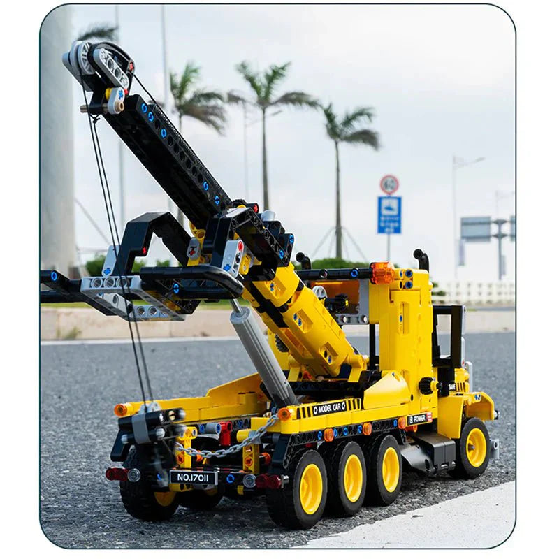 Mould King 17011 - Heavy-Duty Tow Truck - vue 3 | Power Blockz