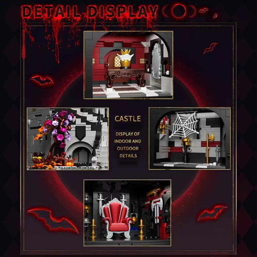 Free Tribs 36003 - Vampire Draculas Castle - vue 2 | Power Blockz