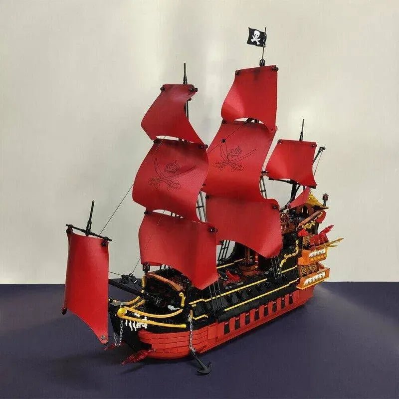 Mould King 13109 - Pirates Of The Caribbean Queen Annes Revenge - vue 3 | Power Blockz
