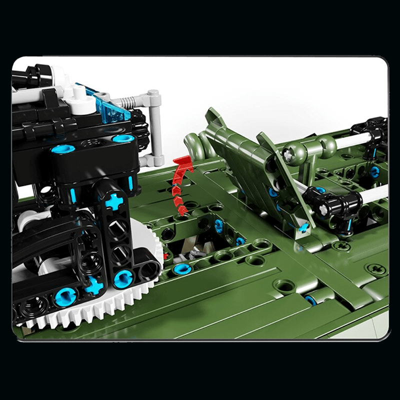 TGL T4015 - Remote Controlled Armoured Raid Vehicle - vue 4 | Power Blockz
