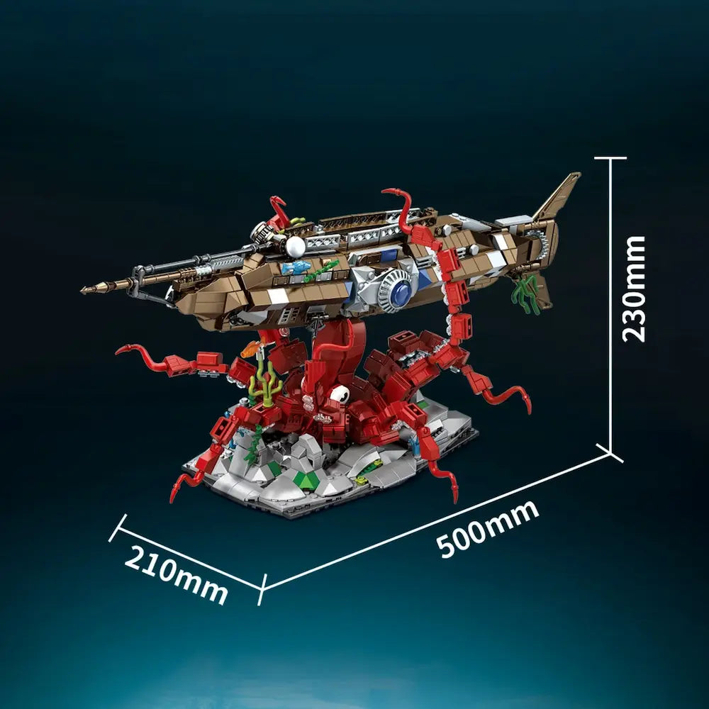 DK 7078 - The Nautilus Submarine - vue 4 | Power Blockz