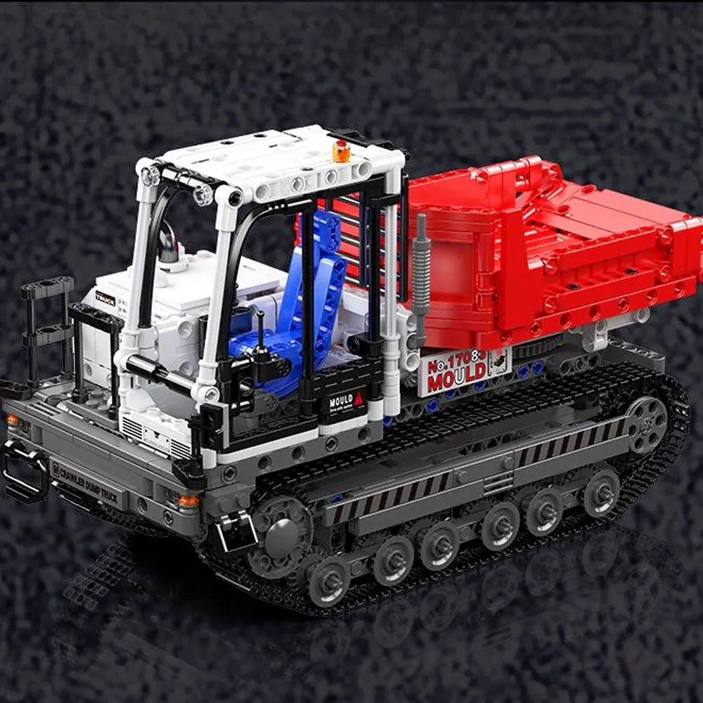 Mould King 17083 - Tracked Dumper Hauler - vue 4 | Power Blockz