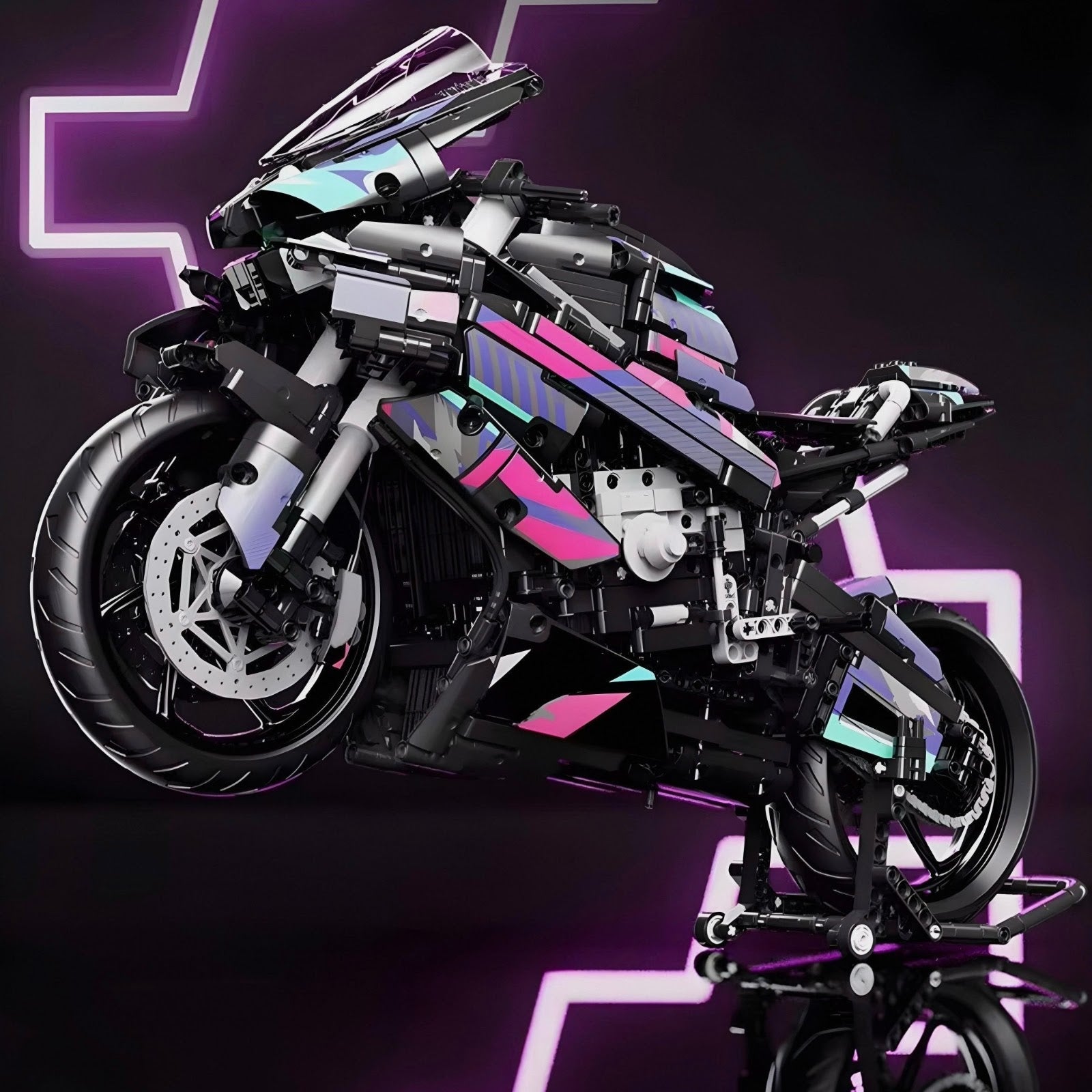 Power Blockz 88015H - BMW S1000RR Cyberpunk - vue 2 | Power Blockz