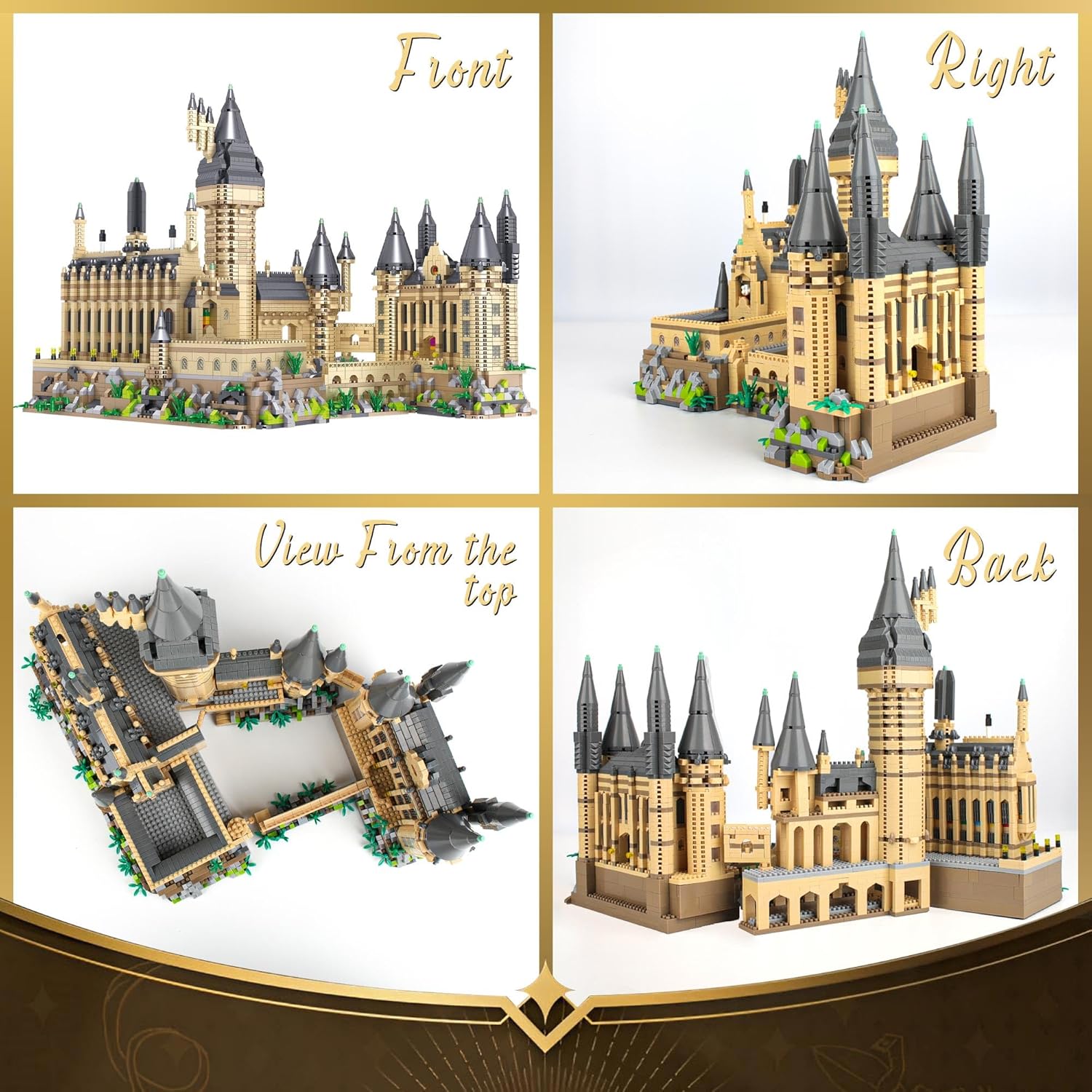 Lele S7315 - MOC 30884 - Hogwarts Magic School - vue 7 | Power Blockz