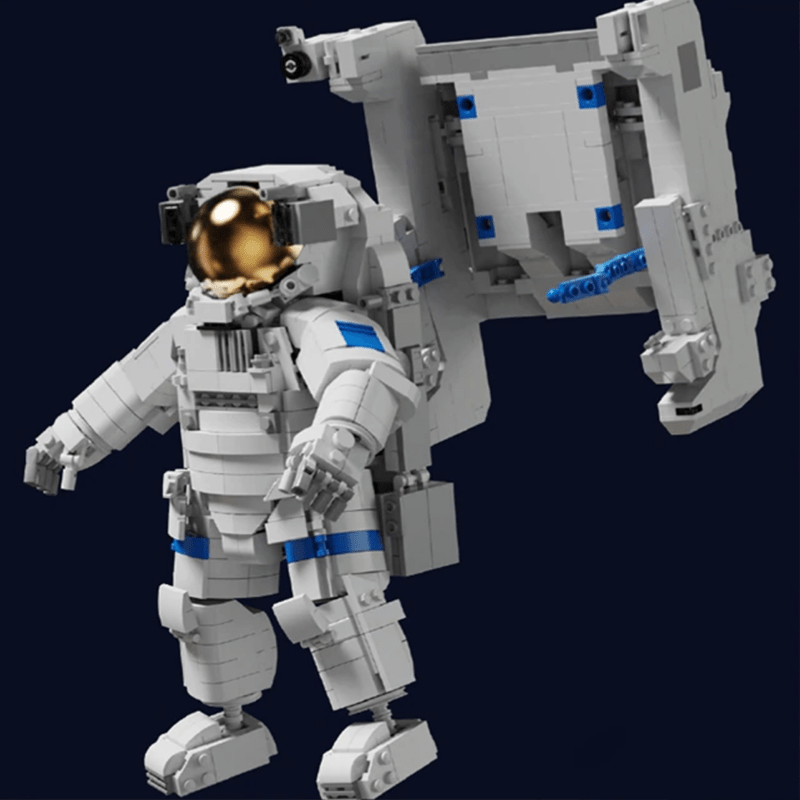 QIZHILE 90022 - Astronaut - vue 6 | Power Blockz