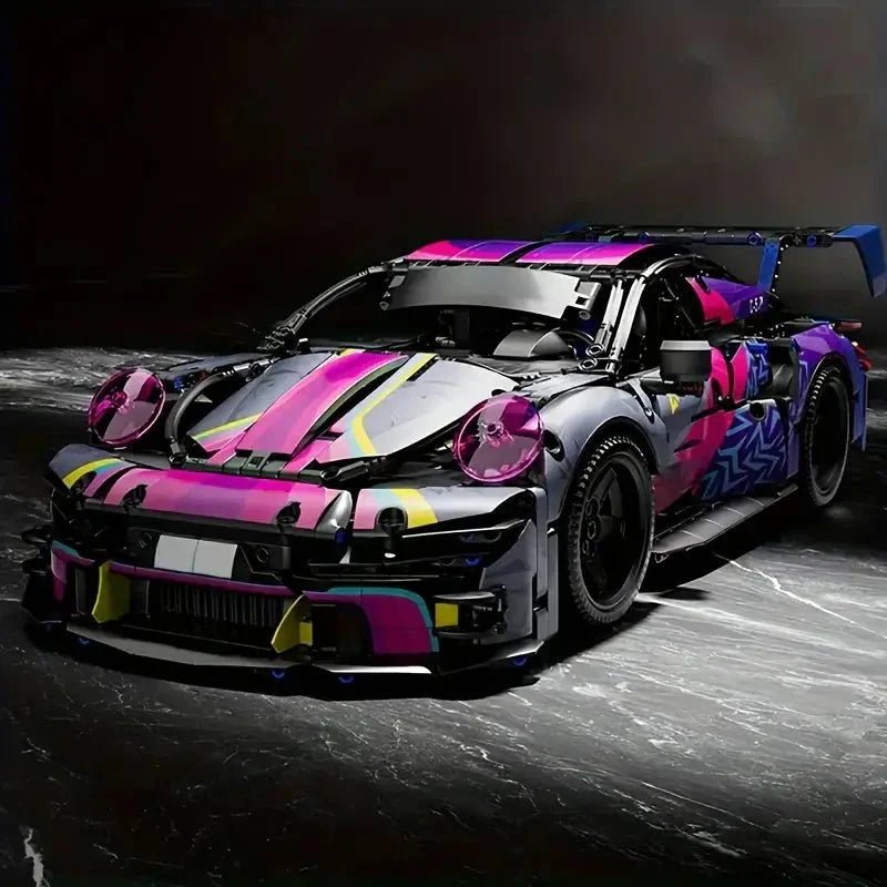 Xingya Youpin 66623 - Cyberpunk 911 GT Race Coupe - vue 4 | Power Blockz