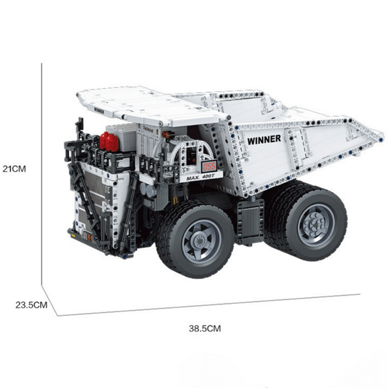 Mould King 13170 - Mining Haul Truck - vue 6 | Power Blockz
